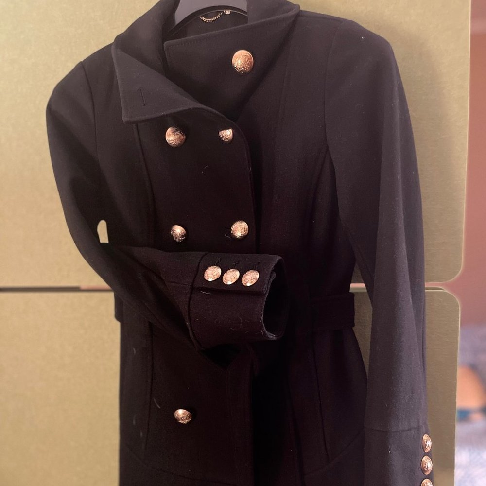 GUESS - Double Breasted Wool Coat